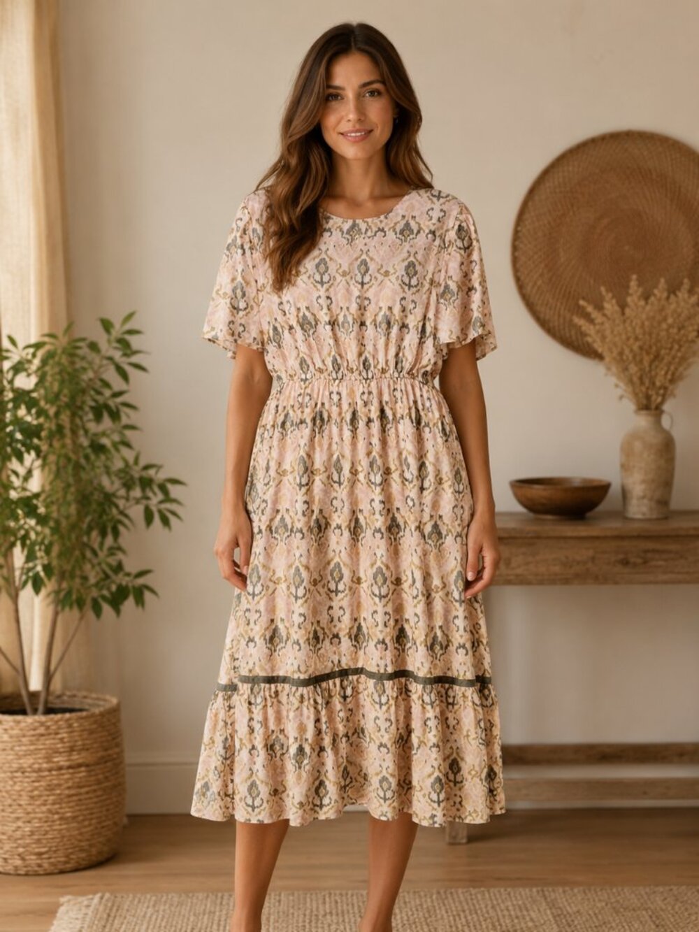 2x orange creek boho dress
